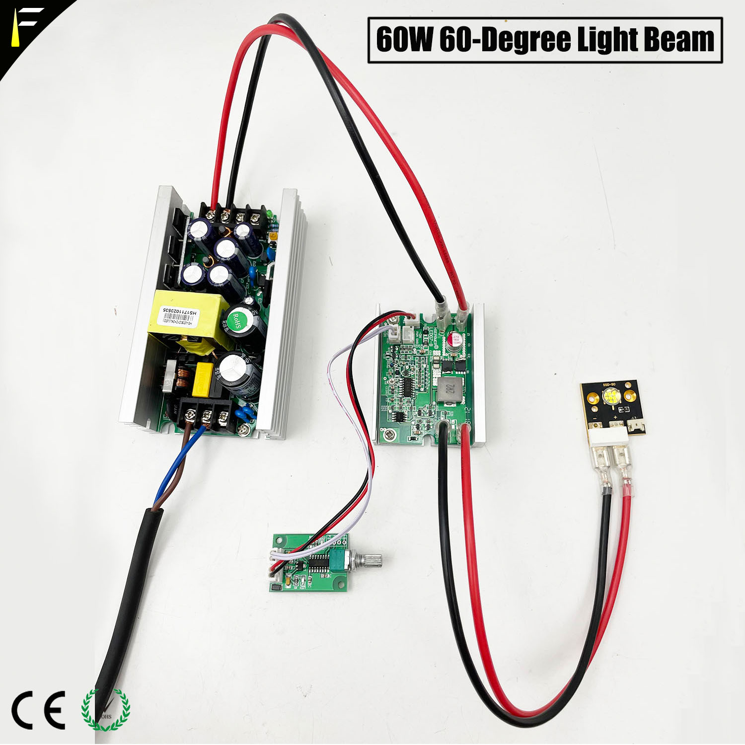 Laser Power Supply 60W - Módulos de luz LED con Chip,