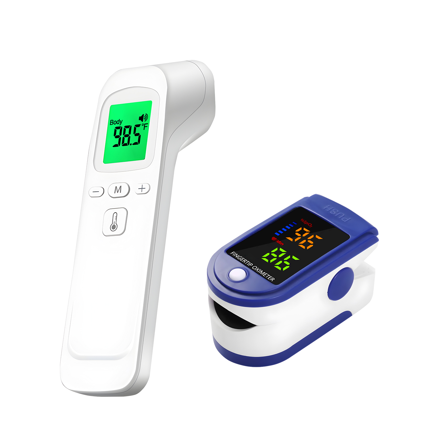 Industrial Laser Temperature - Oxímetro, Termómetro Infrarrojo para Fiebre, Termómetro