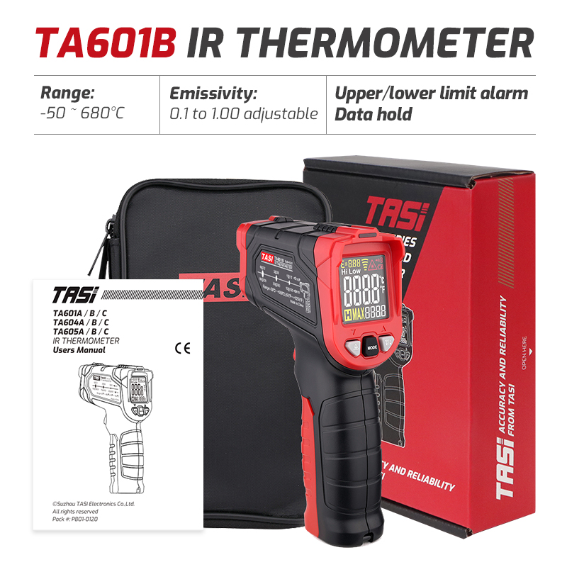 Termómetro Infrarrojo TA601A T - Industrial Laser Temperature reseña y precio
