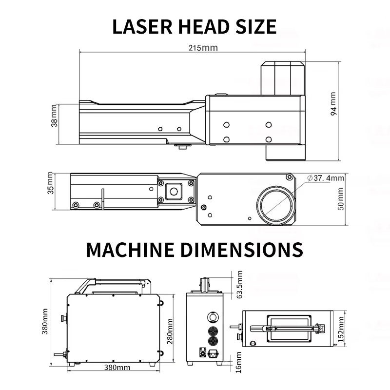 Máquina de Limpieza Láser Port - Industrial Laser Rust Removal Machine reseña y precio