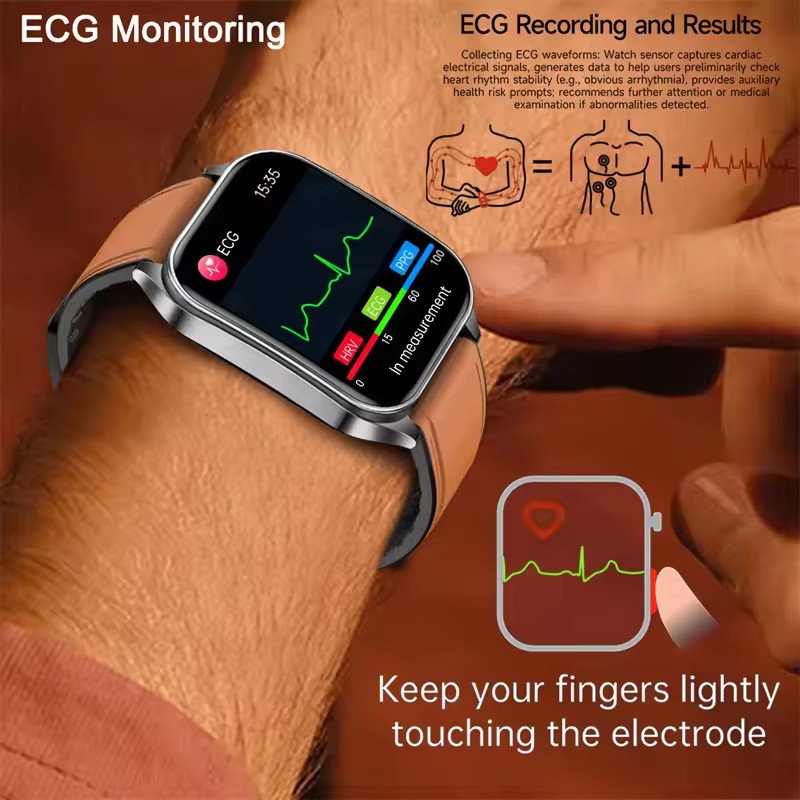 Reloj inteligente para hombre, - Industrial Laser Temperature reseña y precio