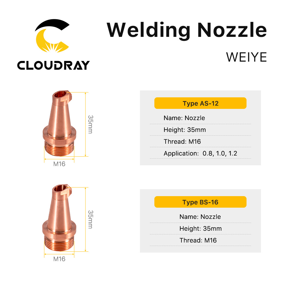 Cloudray WEIYE boquilla de sol - Industrial Laser Welder reseña y precio