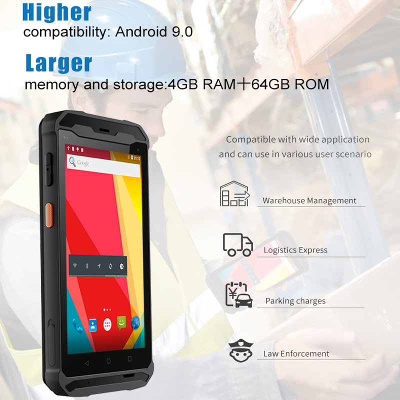 RUGLINE 5,5 pulgadas Android P - Industrial Laser Scanner reseña y precio