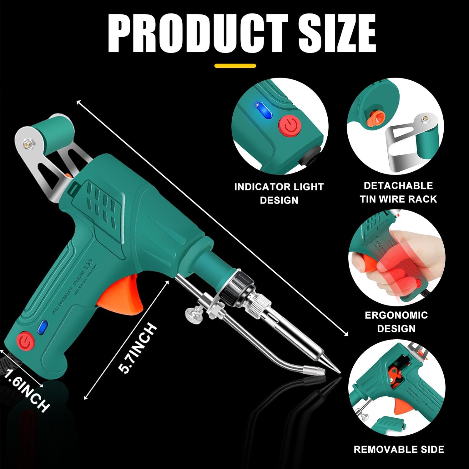 Soldador Eléctrico de 60W 110V - Industrial Laser Welding Tool reseña y precio