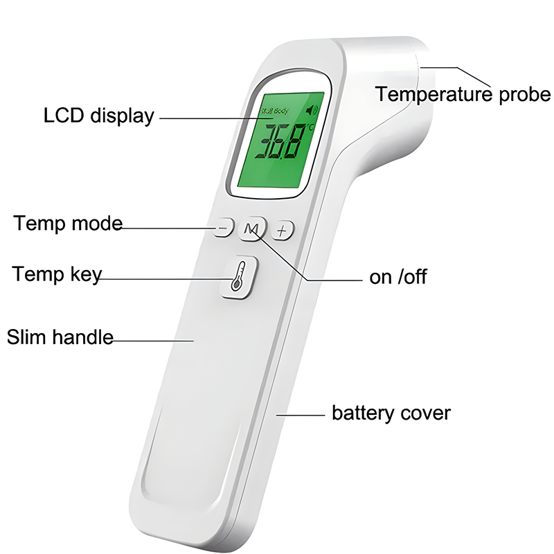 Oxímetro, Termómetro Infrarroj - Industrial Laser Temperature reseña y precio
